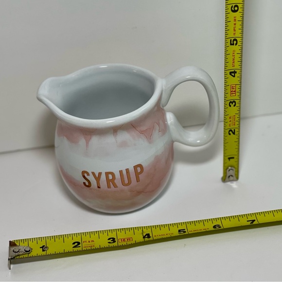 Title: JCPenney Home Brunch Stoneware Syrup Pitcher - New in Box - Picture 8 of 8